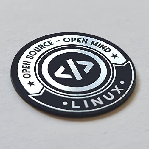 Linux Aufkleber Case Badge Decal Chrome Reflective