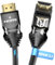 Ultra HDTV Cable HDMI 2.1 – 90° 8K - 1,5 m conector corto en ángulo, 48 Gbps, 8K@60Hz, 4K@120Hz - protección contra torceduras - cubierta de nylon