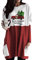 OMZIN Damen Herbst Lange Ärmel Pullover Einfache Weihnachten Leichte Tops Lose Rundhals Sweatshirt Auto Rot XXL