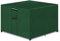 PATIO PLUS Cube Rattan Garden Furniture Table Covers with Air Vent, Heavy Duty 600D Oxford Fabric Furniture Covers Waterproof Windproof Anti-UV for Outdoor Garden Square Table, Green 135x135x71cm