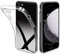 Handzer cover per Apple iPhone SE 3/2 (2020/2022) - cover sottile in acrilico trasparente, antiurto, protezione a 360°, cover antigraffio, nessun ingiallimento