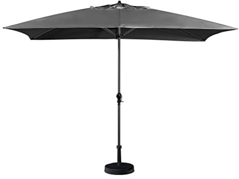 Harbour Lifestyle Triton 3m x 2m Aluminium Parasol in Grey