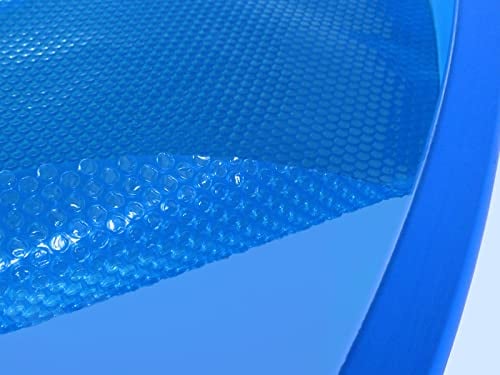 Pool Solarabdeckplane achtform Stärke 300 mµ 3,20 m x 5,25 m Poolplane Abdeckung Luftpolsterfolie