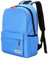 POWOFUN Kinderrucksack, leicht, 38,1 cm, für Grundschule, Kindergarten, Büchertasche, Freizeit, Reisen, Tagesrucksack, Himmelblau, Modern