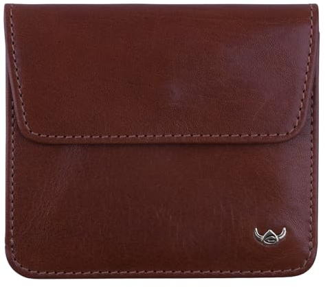 Golden Head Colorado RFID Billfold Coin Wallet with Front Snap Closure Tobacco