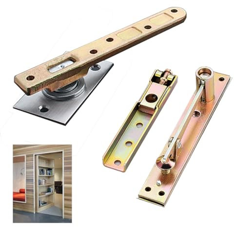 HOWHY Verstecktes Scharnier für robuste Holztüren, Bücherregale und Geheimtüren, maximale Traglast 150 kg, seitliche Montage