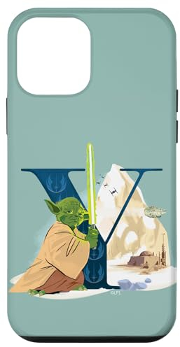 Hülle für iPhone 12 mini Star Wars Disney Alphabet Monogramm Buchstabe Y für Yoda