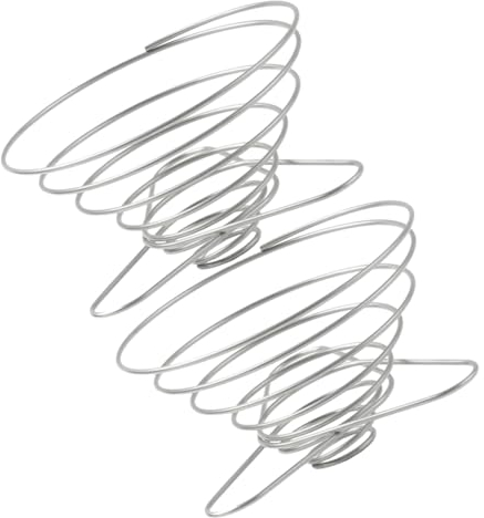 Veemoon 2pcs Coffee Filter Cup Dripper Reusable Stainless Steel Funnel Compact Cone Filter Household Dripper Convenient for Outdoor Camping