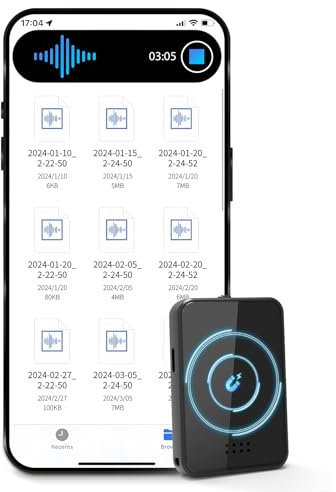 Registratore digitale ad attivazione vocale da 128 GB con altoparlanti, riproduzione, registrazione segmentata e riduzione del rumore, adatto per riunioni, creazione di musica, ecc.