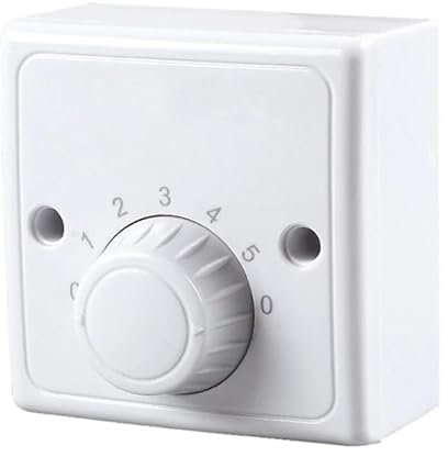SHFDJTL Outils compatibles avec 220V réglage Universel Ventilateur de Plafond Interrupteur de contrôle de Vitesse Bouton Mural variateur Cinq Vitesses ajusteur de Vitesse de Ventilateur