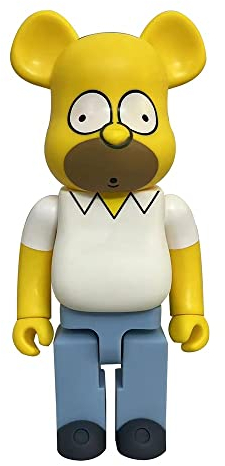 HDSLURIO Bearbrick, 400% gewalttätiger Bär Bausteine Bär 28 cm handgefertigte Figur Vitrine modische Skulptur Statue EIN Geschenk for Spielzeugsammler