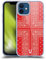 Head Case Designs Kreuz Rot Klassische Paisleymuster Gelhülle [Militärischer Schutzgrad] Kompatibel Mit Apple iPhone 12 / iPhone 12 Pro Und Kompatibel Mit MagSafe