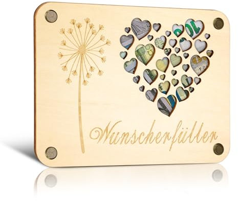 TAKULA Geldgeschenke Verpackung Wunscherfüller Geldgeschenk,Verpackung für Geldgeschenke Wunscherfüller Pusteblume