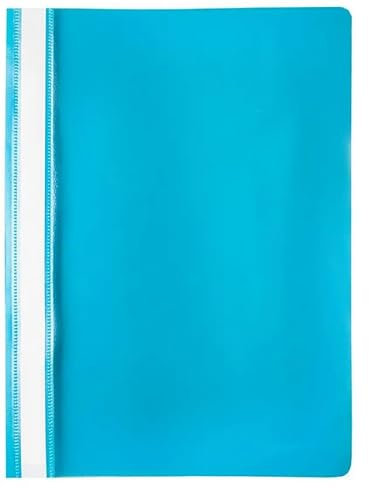 Papiertiger Schnellhefter PP für Schule und Büro (Standard, Türkis, 100er Pack)