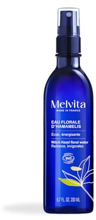 Melvita - Hamamelis-Blütenwasser - Gesichtswasser für empfindliche Haut - Tonisierend und beruhigend - Inhaltsstoffe natürlichen Ursprungs - Flasche 200 ml