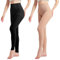 YISEMEYA 2 Paar Medizinische kompressionsstrümpfe damen & Herren20–30 mmHg, progressive Stützstrumpfhose, Undurchsichtig Zehenfreie Kompressionshose klasse 2, geeignet für Krampfaderödeme, TVT (M)