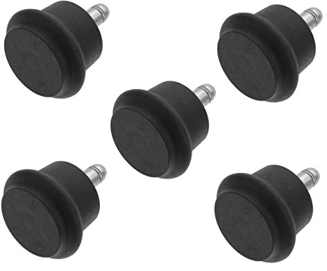 TOGEVAL Bürostuhlrollen 5er-set Leise Sanftes Rollen Einfach Zu Installierendes Schwenkrad für Das Home-office