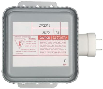 Psdndeww Reemplazo Magnetrón Parte Cocina Piezas Electrodomésticos W Tubo Electrones Vacío para Aplicaciones Eficientes Enfriadas con