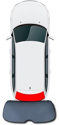Parasol Ventana Coche para Hyundai New Tucson 2015-2020, Protección UV Parasol Coche Delantero Trasero Parasol Ventana Lateral Visera Cortina Sombrilla De Coche,Rear Windshield