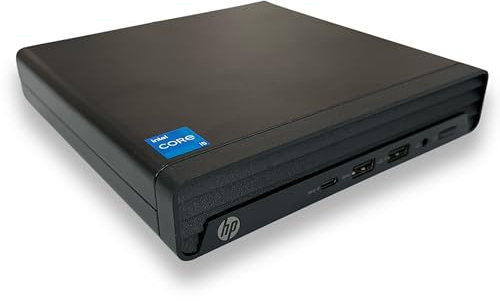 HP 260 G9 Mini Desktop PC – Intel Core i5-1335U, 16GB RAM, 512GB SSD M2 NVMe, Windows 11 Pro, Wi-Fi 6, BT 5.3, USB-C, HDMI