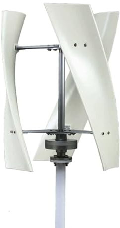 HYZHANHONG 24V, Generatore Eolico ad ASSE Verticale da 12000 W, generatore Eolico Domestico a 3 Pale a Basso Rumore 12 V 24 V 48 V 220 V con Controller per Illuminazione di Cortili