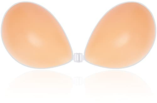 Niidor Sticky Bra Backless Invisible Stick on Bra Strapless Women's Adhesive Bras Ladies Invisible Bras