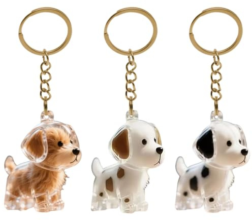 GXGM 3 Stück Tierhaar-Gedenkflasche, Schlüsselanhänger zur Haaraufbewahrung, Erinnerung Hund, Tierhaar Medaillon zum Befüllen, Hund oder Katze, Andenken, Haustierverlust, Geschenk