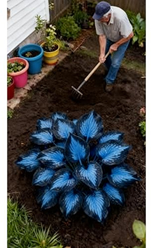 Funkien Rhizoms-Schattentolerante Premium-Stauden Gartenprojekte-Winterhart Geeignet FüR Eingangsbereiche (4 hosta)