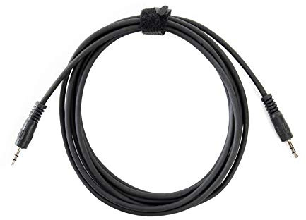 MUSIC STORE Basic Standard Miniklinkenkabel 3 m, Stereo Patchkabel, 3,5mm Miniklinke, Vernickelte Kontakte, Schwarz, Ideal für Heimstudio und Proberaum