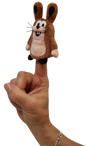 Hase Fingerpuppe Freund - Der kleine Maulwurf (miniatur, Plüsch, Kind)