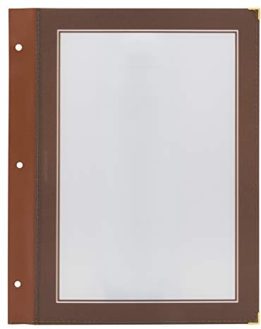 Securit Wood Range Einsätze, A4, 5 Stück, ‎braun