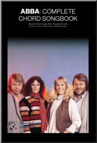 ABBA - Complete Chord Songbook - Gitarre Akkorde