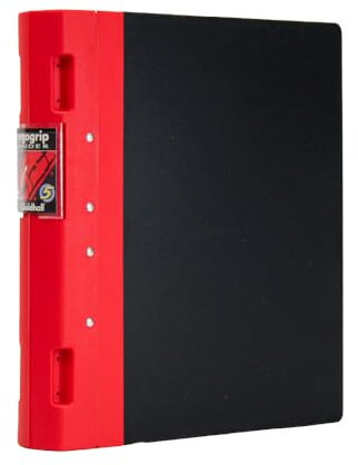 Guildhall GLX Ergogrip Binder Capacity 400 Sheets Prong 55mm A4 Red Ref 4533Z