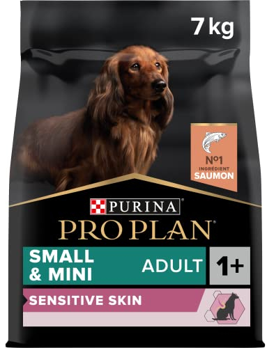 PRO PLAN Sensitive Skin Avec optiderma Croquettes - Riche en saumon - Pour Petits chiens - 7 kg