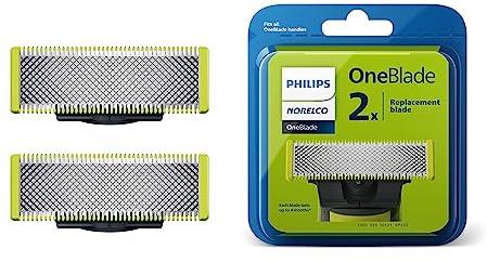 Philips Norelco Genuine OneBlade Replacement Blades, 2 Count, QP220/80