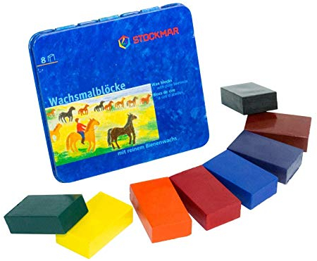 Stockmar Wachsmalbl”cke - 8 Farben Standardsortiment