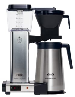 Moccamaster 79322 KBGT, Coffee Machines, Filter coffee Machine, Thermos, 1.25 Liters, Polished Silver