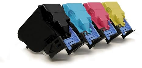 Eurotone 5er Set Kompatible Toner XXL für Konica Minolta TNP 22 passend zu Bizhub C35 P A0X5192 A0X5492 A0X5392 A0X5292 im Sparpack - 2X schwarz