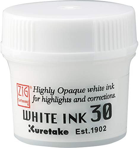 Kuretake Zig Cartoonist Ink (White)