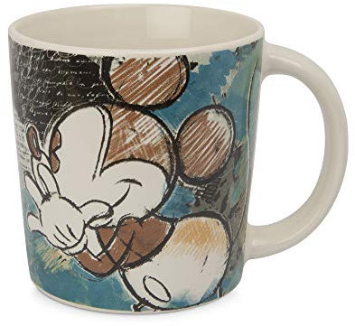 Egan Mug M&M Color Fun Elfenbein/türkis, Steingut, Small