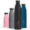 720°DGREE Edelstahl Trinkflasche “milkyBottle” - 750ml - BPA-Frei, Auslaufsicher, Kohlensäure geeignet - Thermosflasche für Sprudel, Sport, Uni, Schule, Fitness, Outdoor, Camping