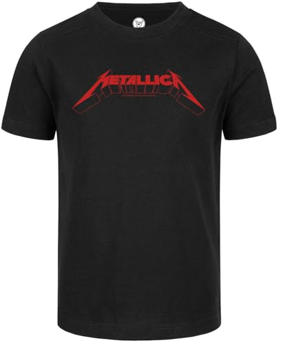 Metal Kids Metallica (Logo) - Kinder T-Shirt, schwarz, Größe 92 (2-3 Jahre), offizielles Band-Merch