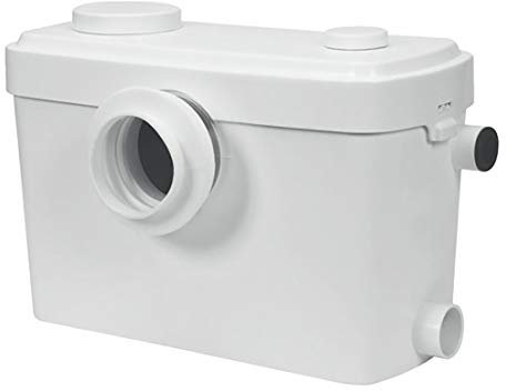 P600 Bomba maceradora sanitaria resistente para inodoro, ducha, fregadero, desagüe de baño, potente 3 en 1
