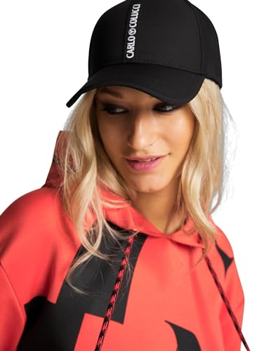 Carlo Colucci Basecap mit Logopiping Schwarz OS