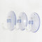 bopely 10 Stücke Klare Saughaken PVC Saugnapfhaken Trottel Pads Für Fenster Glas Dusche Badezimmer Küche Wand