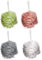 Elysium Spa Pack of 4 Mesh Exfoliating Bath And Shower Body Puff Sponges