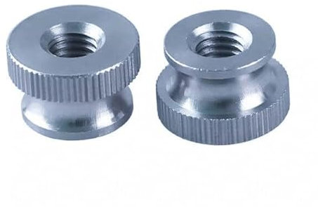 Steel Knurled Step Thumb Nut M5 - Zinc 10