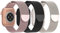 STEEZRD Paquete de 3 correas de metal de malla compatibles con Apple Watch de 38 mm, 40 mm, 41 mm, 42 mm, 44 mm, 45 mm, 46 mm, 49 mm, correa magnética de acero inoxidable para iWatch Ultra/2 Series