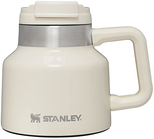 STANLEY Adventure Tough-to-Tip Admiral's - Taza de 591 ml, color crema brillante