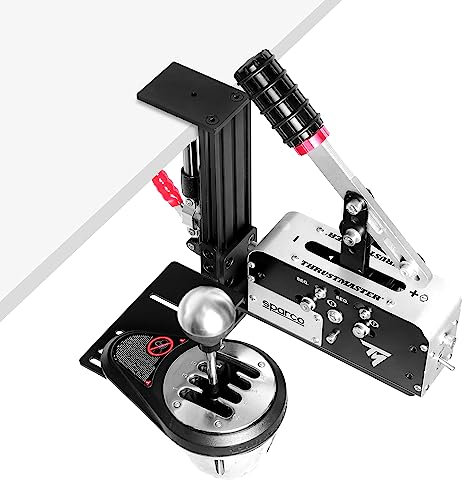 HUYE Soporte de escritorio para palanca de cambios y freno de mano para Logitech G Driving Force Shifter, Thrustmaster TH8A, TSSH Shifter y freno de mano, freno de mano USB de 14/16/64 bits